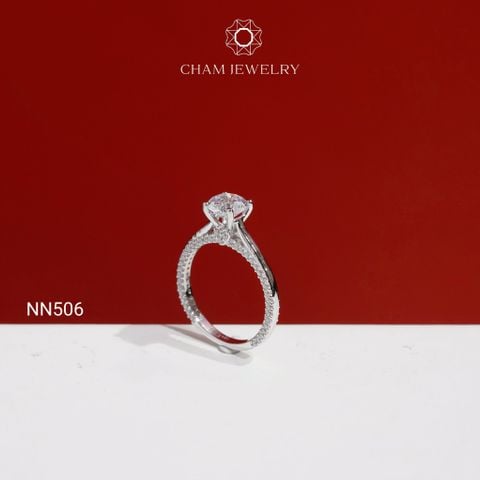 Nhẫn NN506 CHAM JEWELRY, Chủ 6.0mm (Barcode TNN1458).