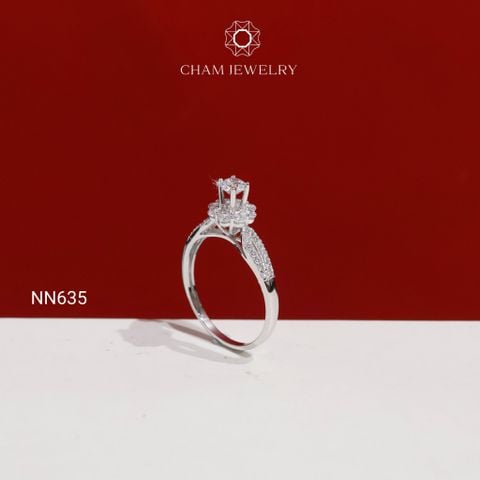 Nhẫn NN635 CHAM JEWELRY, Chủ 4.0mm ( TNN1904 )