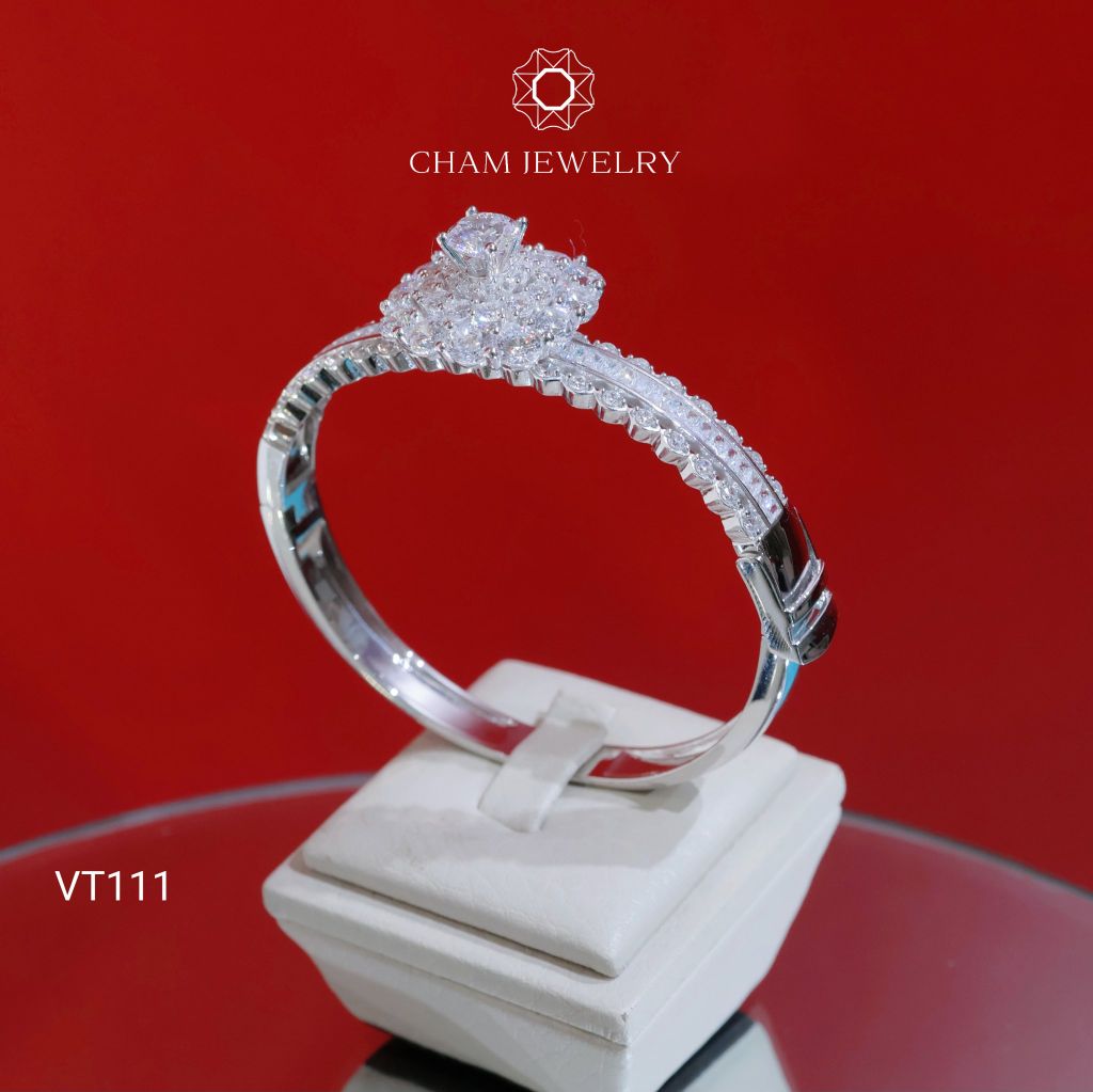 Vòng Tay CHAM JEWELRY VT111, Vòng Xoàn Vuông (Barcode CV6519).