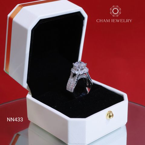 Nhẫn NN433 CHAM JEWELRY, Chủ 8.5mm (Barcode TNN962).