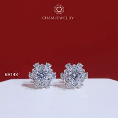 Hoa Tai BV148 CHAM JEWELRY, Chủ 5.0mm (Barcode TBV410).