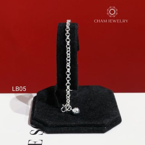 Lắc Tay Bé LB05 CHAM JEWELRY, Lắc Tay Charm Chuông (Barcode TLBC676)