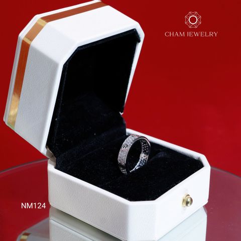 Nhẫn CHAM JEWELRY NM124, Bản 5.0mm ( Barcode CN7401).