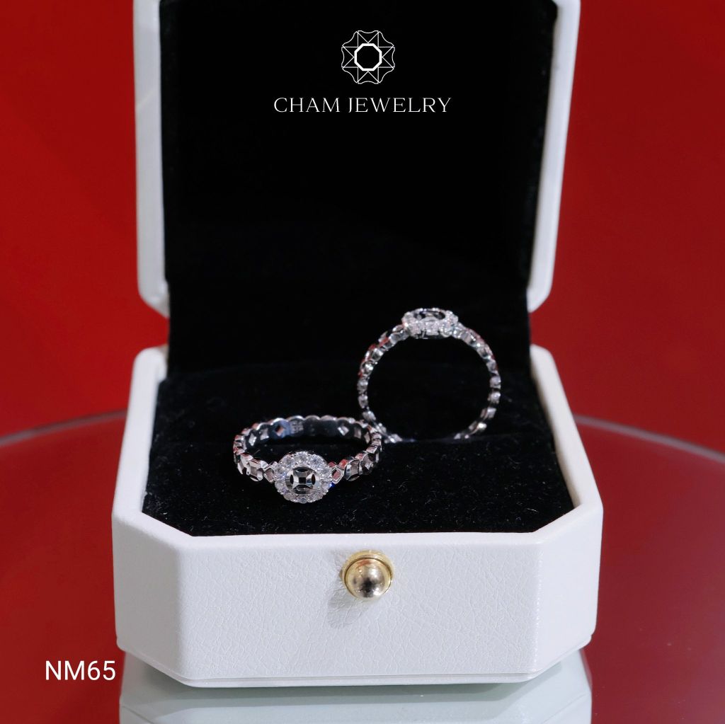 Nhẫn NM65 CHAM JEWELRY, Nhẫn Kim Tiền (Barcode TNDT72).