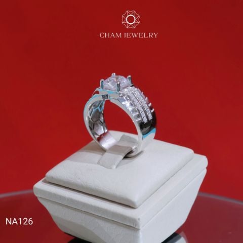 Nhẫn Nam NA126 CHAM JEWELRY, Chủ 8.0mm (Barcode TNNA448).