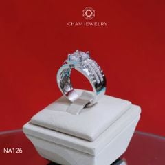 Nhẫn Nam NA126 CHAM JEWELRY, Chủ 8.0mm (Barcode TNNA448).