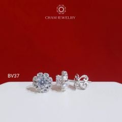 Hoa Tai BV37 CHAM JEWELRY, Chủ 4.5mm (Barcode TBV446).