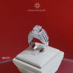 Nhẫn Nam NA121 CHAM JEWELRY, Chủ 8.0mm (Barcode TNNA440).
