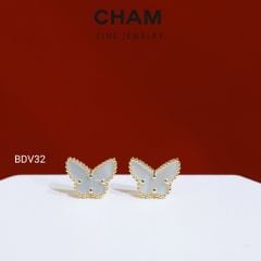 Hoa Tai BDV32 Vàng 10k Kim Cương Lab Grown Diamond