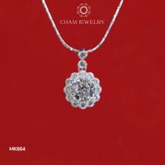 Mặt Dây Chuyền MK664 CHAM JEWELRY, Viên Chủ 7.0mm (Barcode TMA1439).