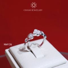 Nhẫn CHAM JEWELRY NM126, Nhẫn Kim Tiền Cỏ 4 Lá ( Barcode TNDT59 - TNDT54).