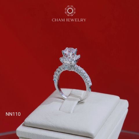 Nhẫn CHAM JEWELRY NN110, Chủ 6.0mm (Barcode TNN1621)