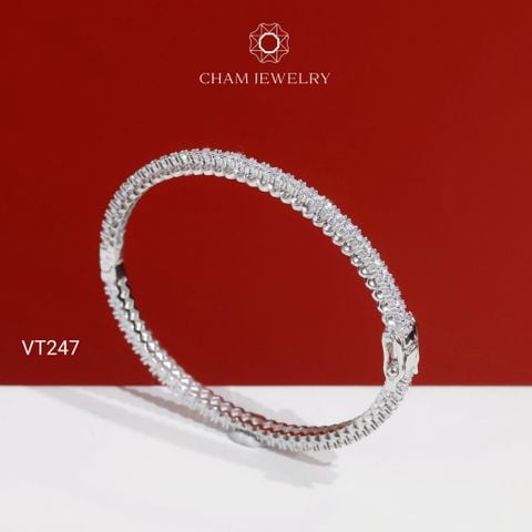 Vòng Tay CHAM JEWELRY VT247, Vòng Kiểu Full Đá 2.5mm (Barcode PVH359)