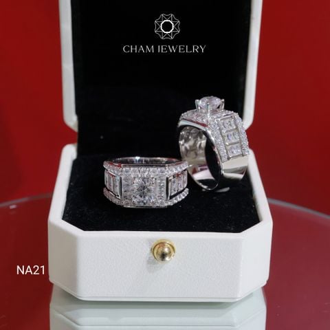 Nhẫn Nam NA21 CHAM JEWELRY, Chủ 7.0mm.( Barcode TNNA307).