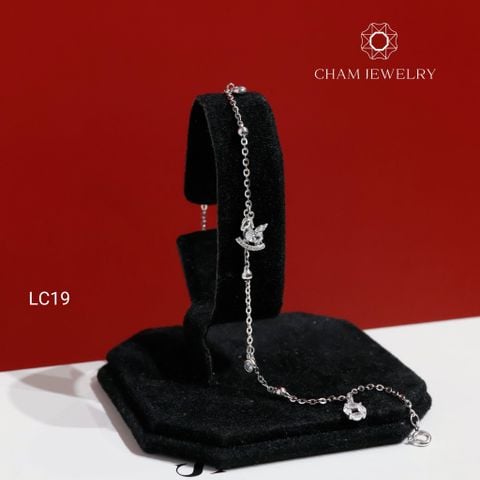 Lắc Chân LC19 CHAM JEWELRY, Lắc Chân Charm Ngựa (Barcode CTNC88) .