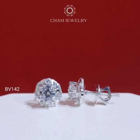 Hoa Tai BV142 CHAM JEWELRY, Chủ 5.0mm (Barcode CTP142).