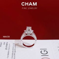 Nhẫn Nữ NNV39 Vàng 10k Chủ 5.4 Kim Cương Lab Grown Diamond