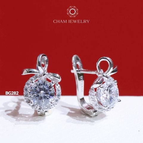 Hoa Tai BG282 CHAM JEWELRY, Chủ 5.5mm (Barcode TBG952)