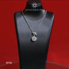 Dây Chuyền CHAM JEWELRY DF36, Moissanite Chủ 6.5mm(Barcode CDMR2264)