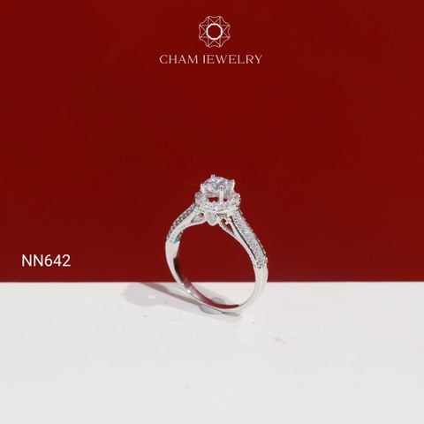 Nhẫn NN642 CHAM JEWELRY, Chủ 4.5mm (TNN1924).