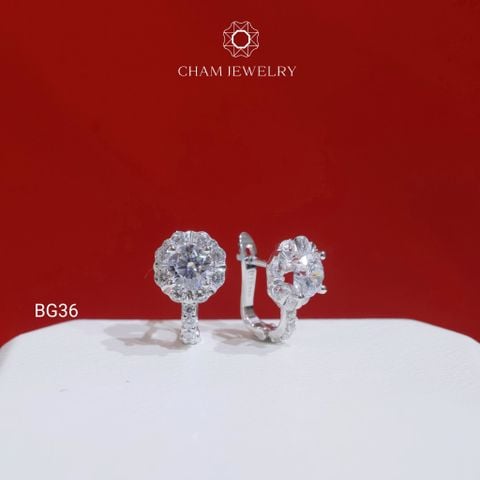 Hoa Tai CHAM JEWELRY BG36, Chủ 5.5mm (Barcode TBG1069).