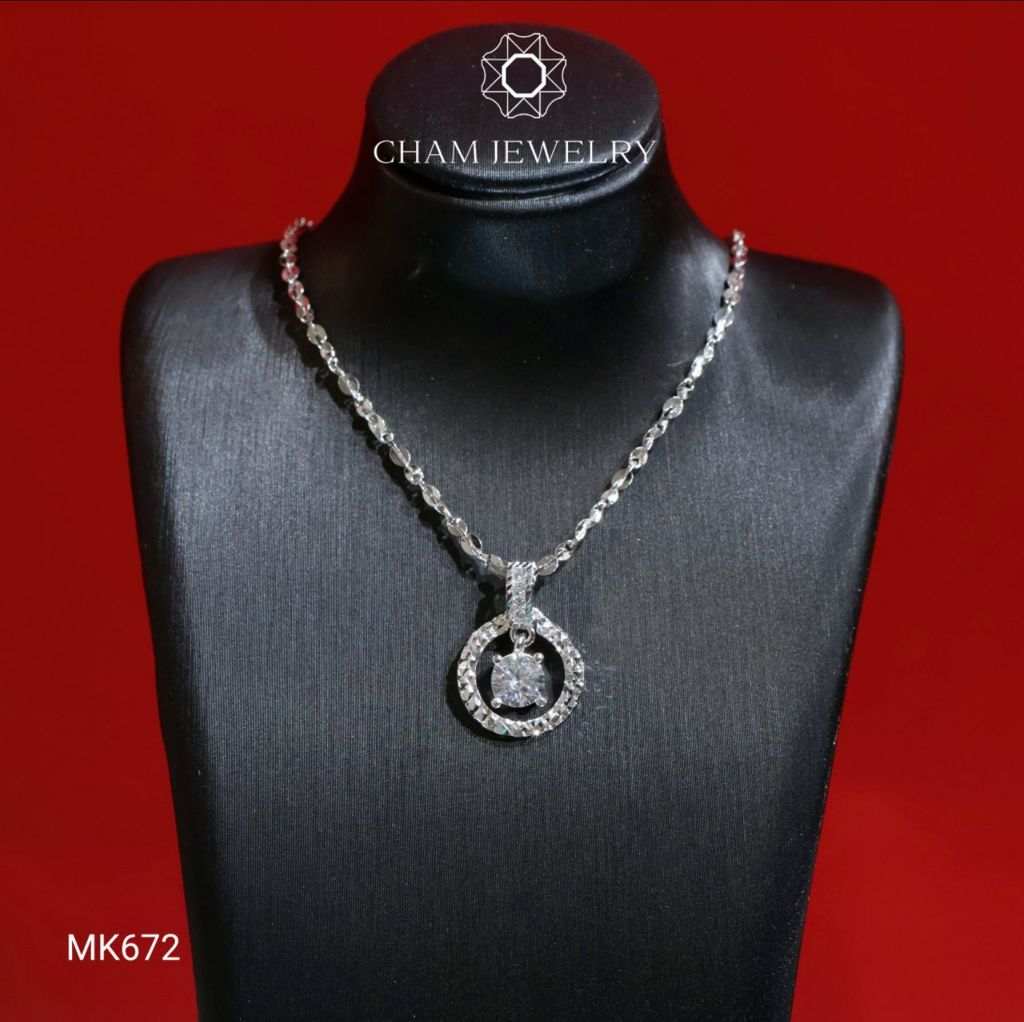 Mặt Dây Chuyền MK672 CHAM JEWELRY Chủ 5.0mm (Barcode TMA1692).