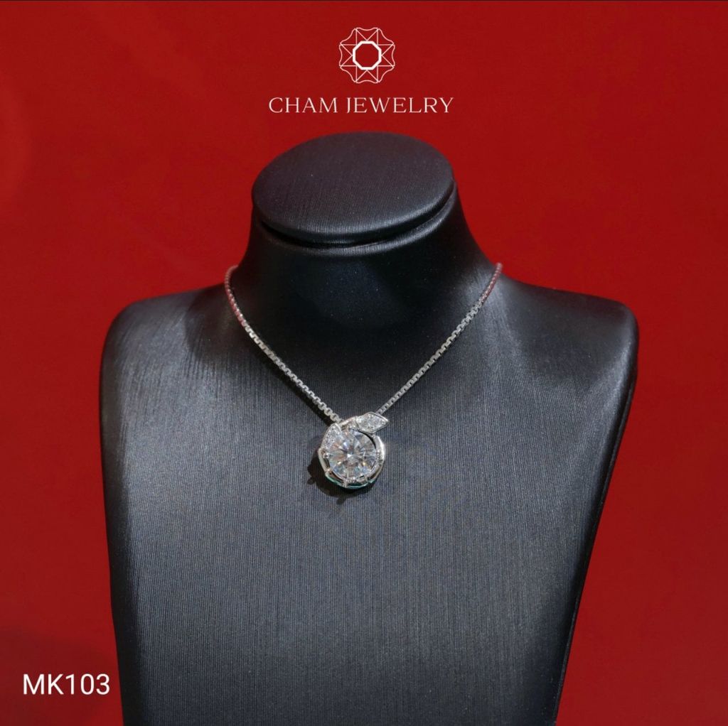 Mặt Dây Chuyền MK103 CHAM JEWELRY , Mặt Kiểu Rắn Chủ 6.5mm (Barcode TMX400)