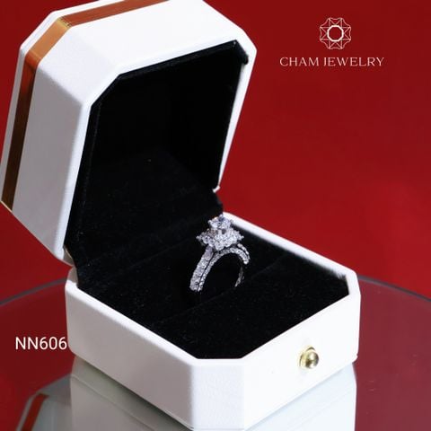 Nhẫn NN606 CHAM JEWELRY, Chủ 5.0mm (Barcode TNN1599)