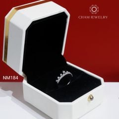 Nhẫn NM184 CHAM JEWELRY, Nhẫn Vương Miện (Barcode TNT997).