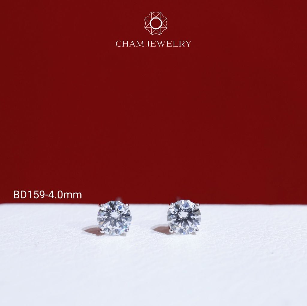 Hoa Tai BD159 CHAM JEWELRY, Đá New Zeland Khóa Đẩy (Barcode TBH28 TBH41-TBH40-TBH64-TBH80-TBH42-TBH98).