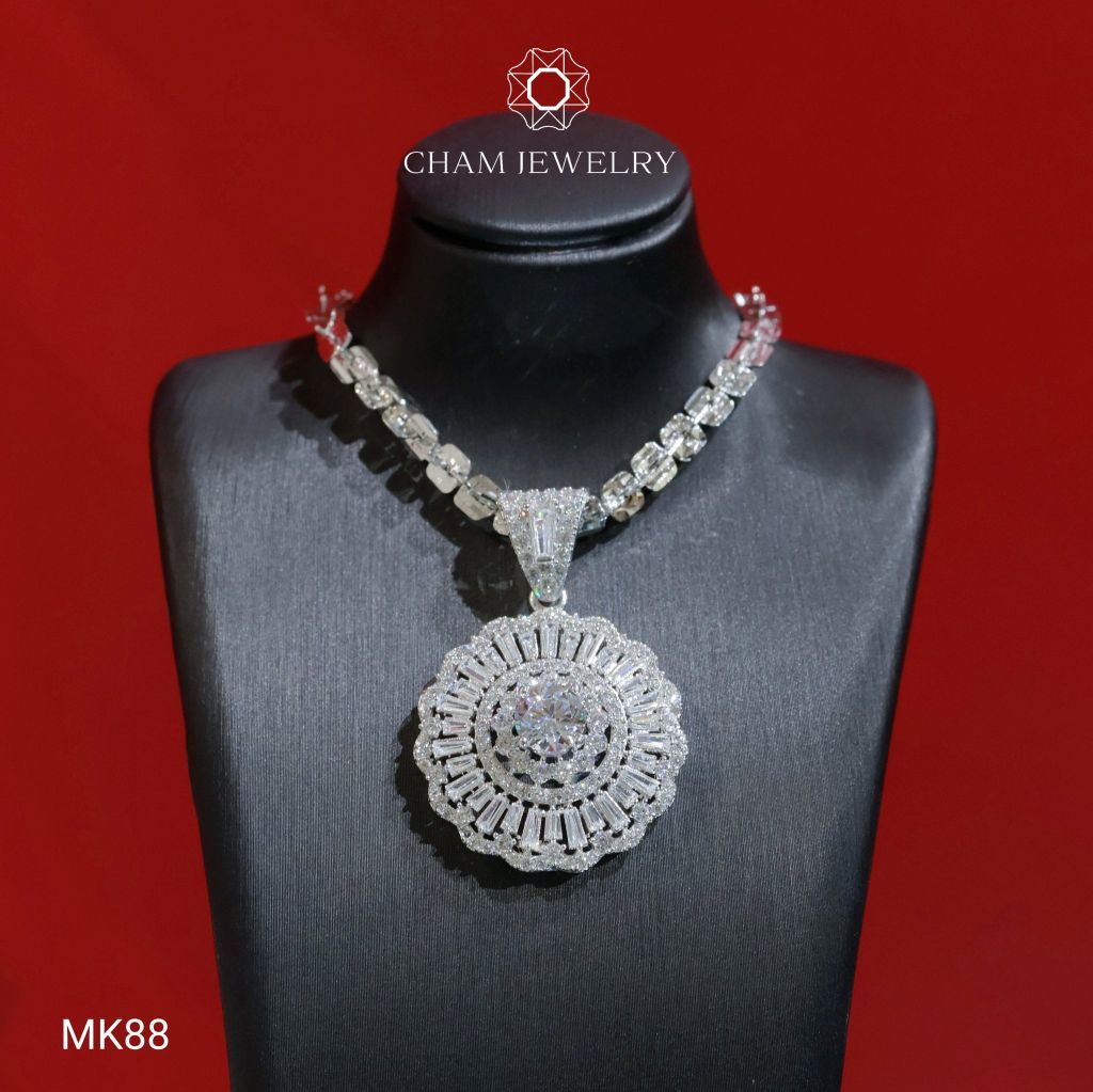 Mặt Dây Chuyền MK88 CHAM JEWERLY, Chủ 6.5mm (Barcode TMA1860).
