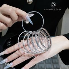 Vòng Tay CHAM JEWELRY XM05, Bản 4.0mm (Barcode TXC114)