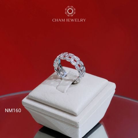 Nhẫn NM160 CHAM JEWELRY , Nhẫn Kim Tiền Bản 6.0mm ( Barcode TNDT83).