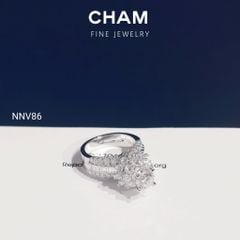 Nhẫn Nữ NNV86 Vàng 10k Chủ 6.3 Kim Cương Lab Grown Diamond (Barcode DNU21)