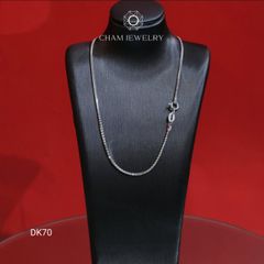 Dây Chuyền DK70 CHAM JEWELRY, Dây Mì Kim Cương Bản 1.0mm ( Barcode TDBC764 ).