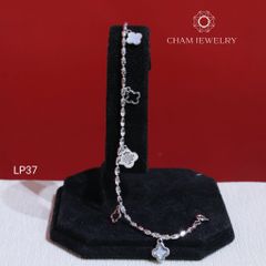 Lắc Tay LP37 CHAM JEWELRY, Lắc Cỏ 4 Lá (Barcode NLTY7).