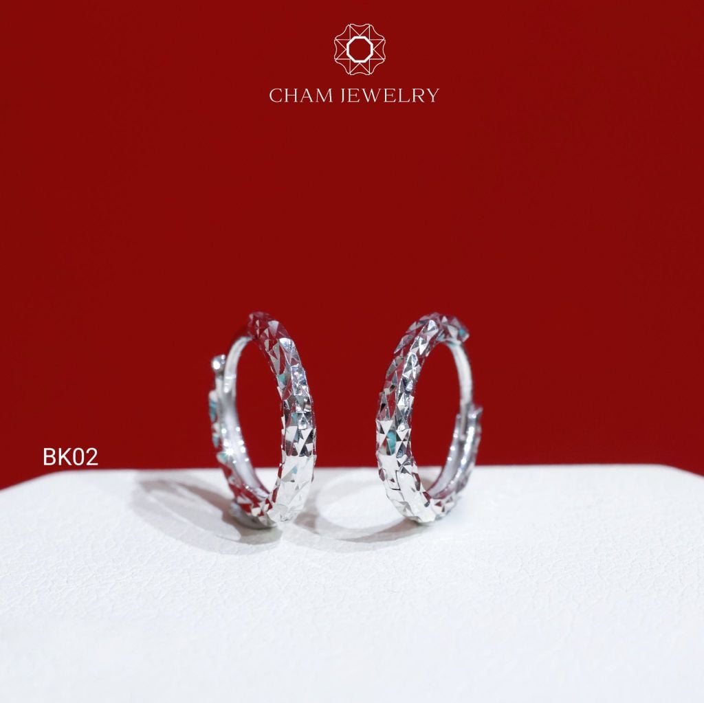 Hoa Tai BK02 CHAM JEWELRY ( Barcode TBK254)