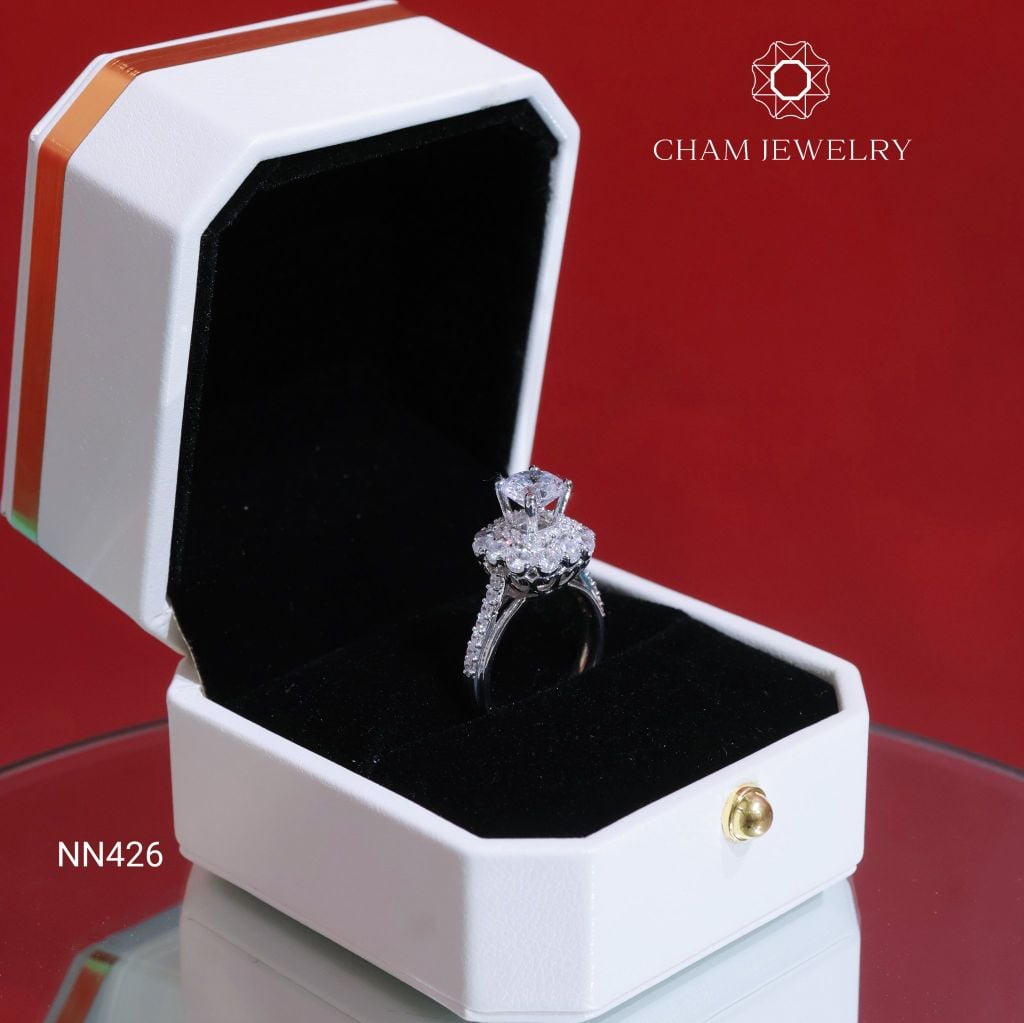 Nhẫn Nữ CHAM JEWELRY NN426, Chủ 7.0mm (Barcod CNTN19).