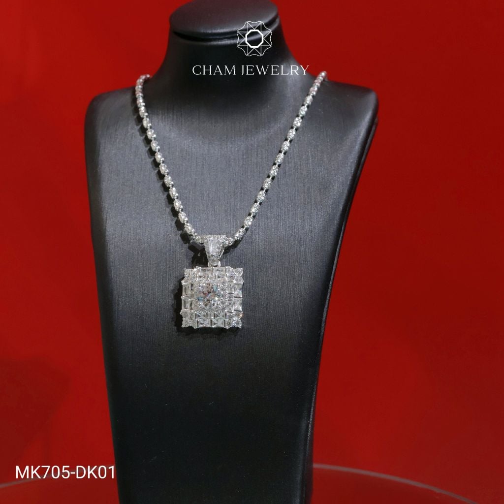 Dây Và Mặt MK705-DK01 45cm CHAM JEWELRY, Chủ 6.0mm
