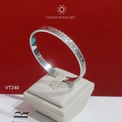 Vòng Tay VT240 CHAM JEWELRY, Bản 5.0mm (Barcode TVC56).