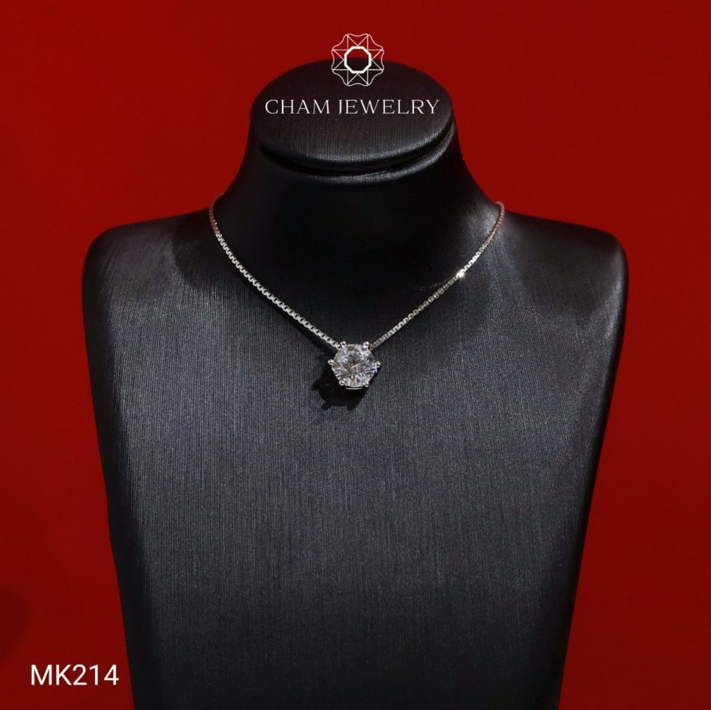 Mặt Dây Chuyền MK214 CHAM JEWELRY, Mặt Xỏ Chủ 6.0mm (TMX39)