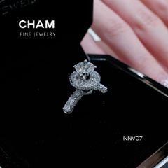 Nhẫn Nữ NNV07 Chủ 6.3mm Vàng 10k Kim Cương Lab Grown Diamond