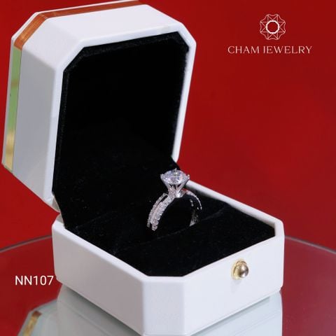 Nhẫn CHAM JEWELRY NN107, Chủ 8.0mm (Barcode TNN1730)