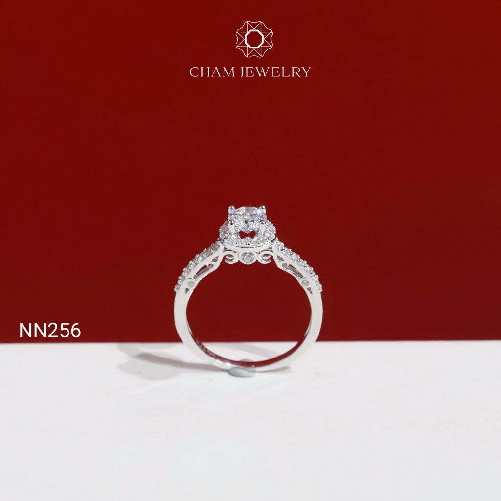 Nhẫn NN256 CHAM JEWELRY, Chủ 5.0mm( Barcode TNN1872).