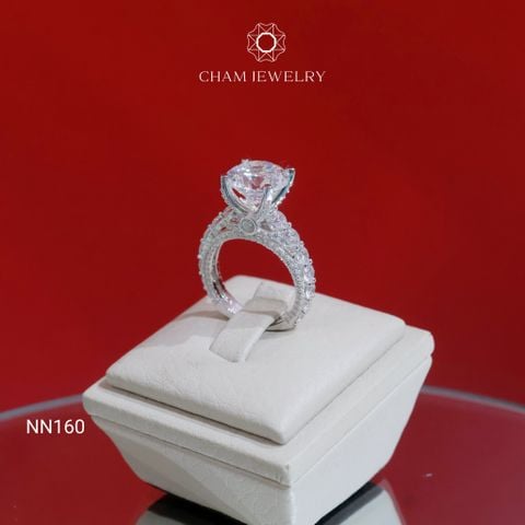 Nhẫn NN160 CHAM JEWELRY, Chủ 10.0mm (Barcode TNN1470).