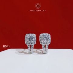 Hoa Tai BG41 CHAM JEWELRY , Chủ 5.0mm (Barcode TBG1070)