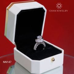 Nhẫn NN147 CHAM JEWELRY, Chủ 6.5mm (Barcode TNN1735)