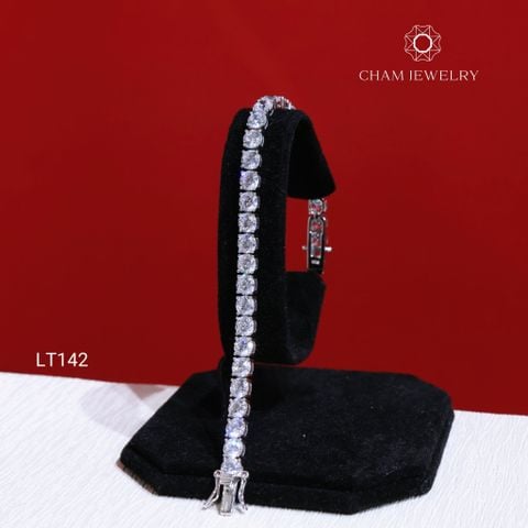 Lắc Tay CHAM JEWELRY LT142, Lắc Tennis 5.0ly Cao Cấp ( Barcode TLT1179).