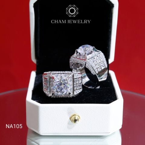 Nhẫn Nam NA105 CHAM JEWELRY, Chủ 10.0mm (Barcode TNNA423).