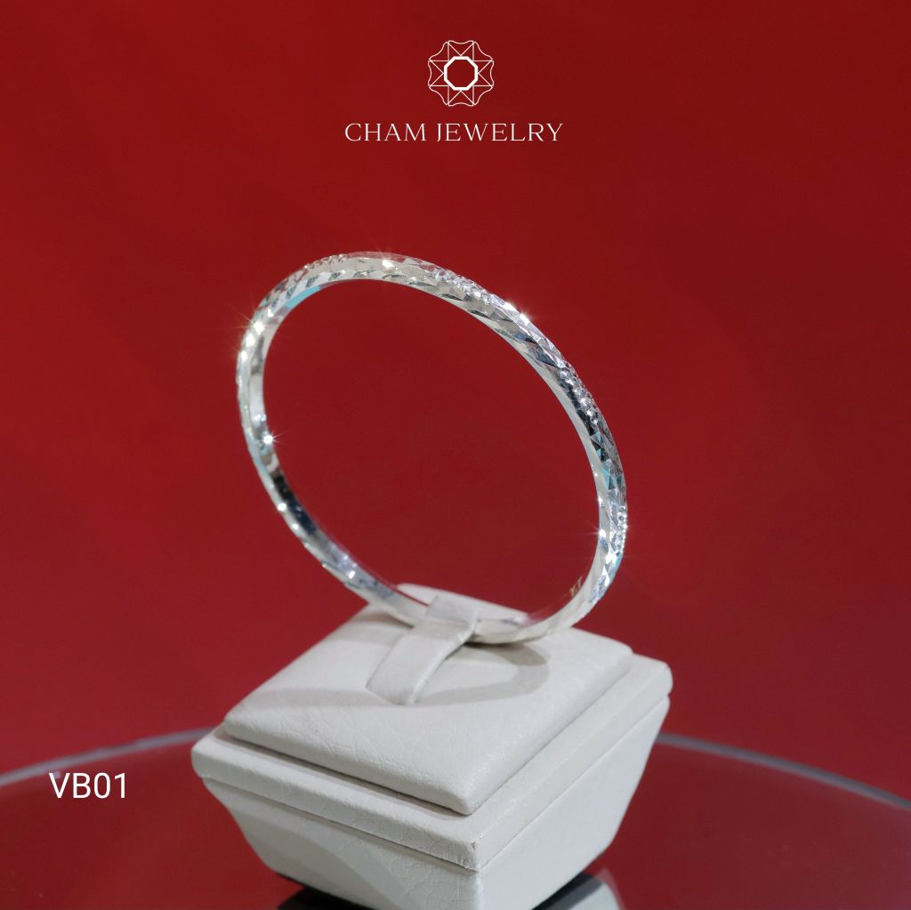 Vòng Tay Bé VB01 CHAM JEWELRY, Vòng Chạm Máy Bản 3.5mm (Barcode TVEC49)